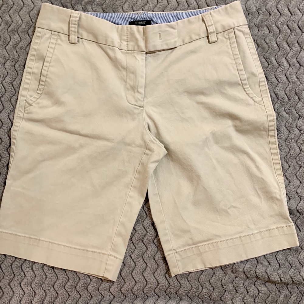 J Crew City Fit Bermuda Shorts